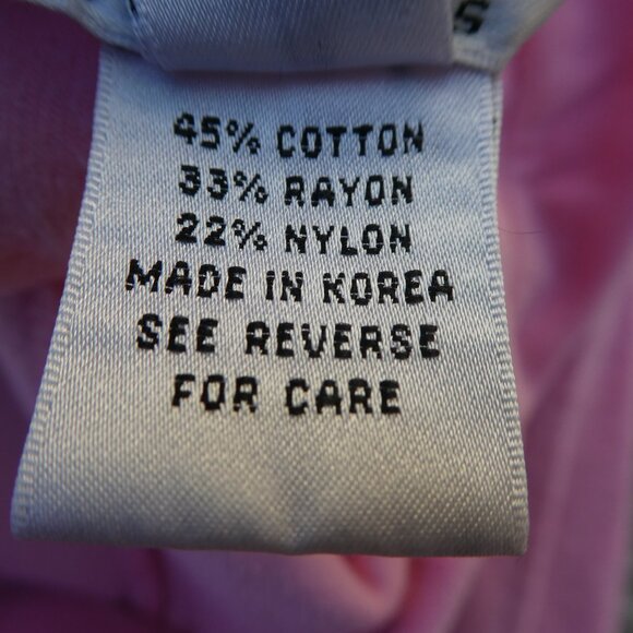 Vintage 90s Pink Velour Track Suit Talbots Petites M Zip Jacket L Pull On Pants - Picture 15 of 16